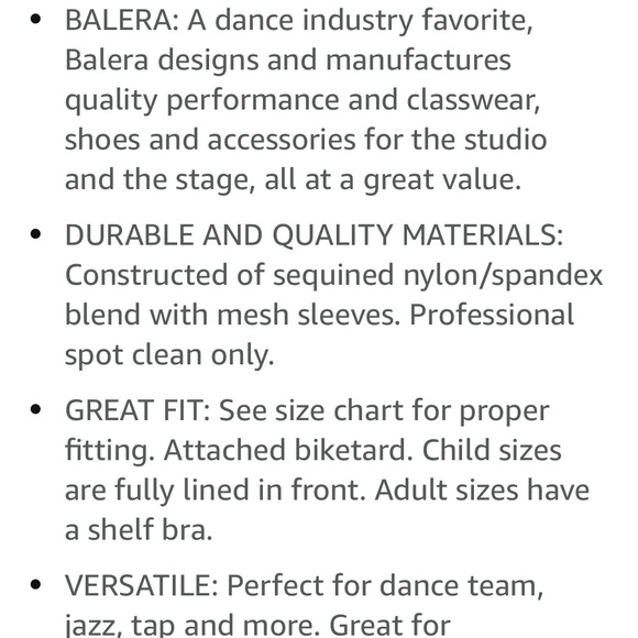 Balera Womens Sequined Shift Dress with Attached Biketard for Dance - Picture 6 of 7